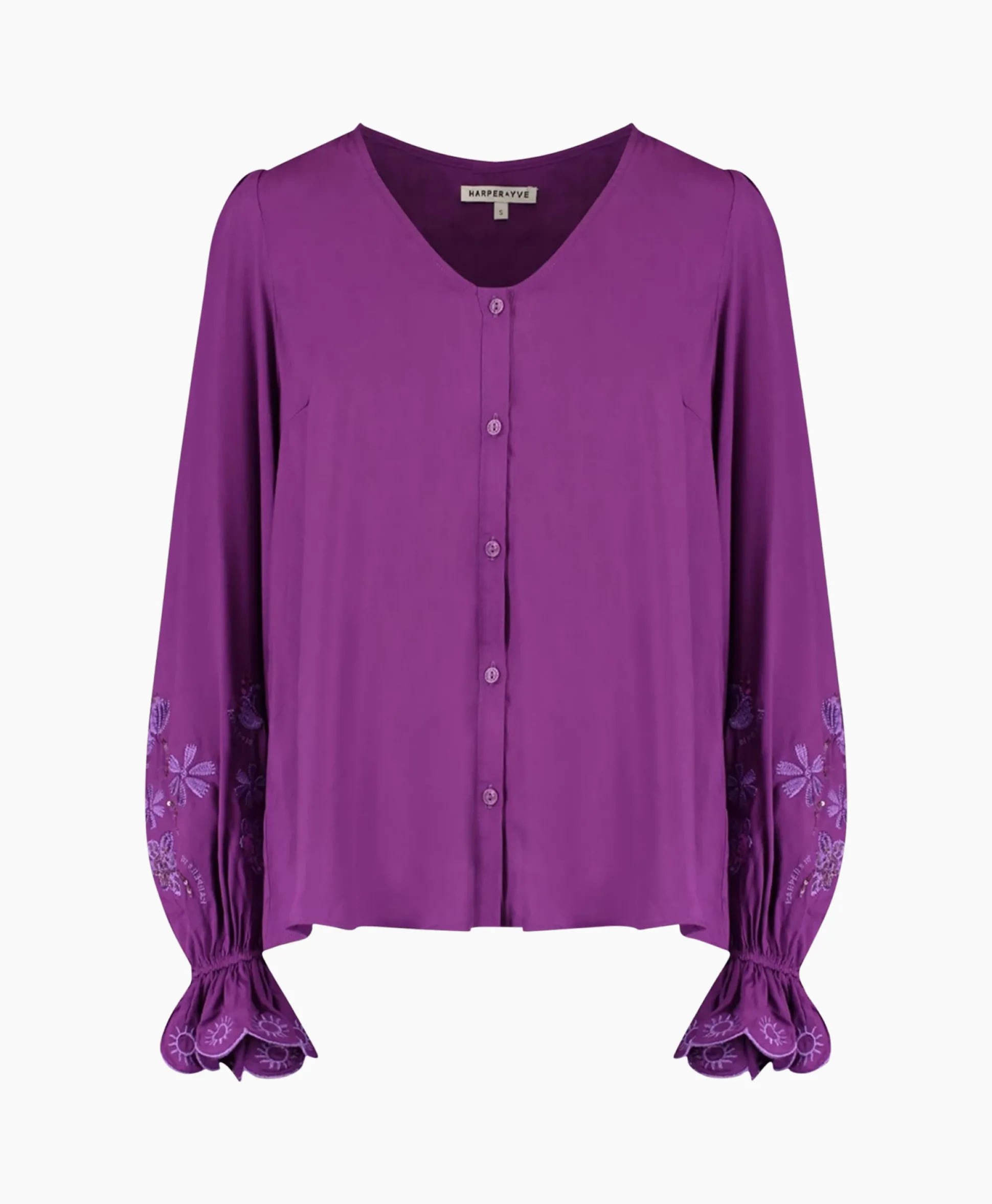 Harper & Yve Blouse Jamy-Ls Paars