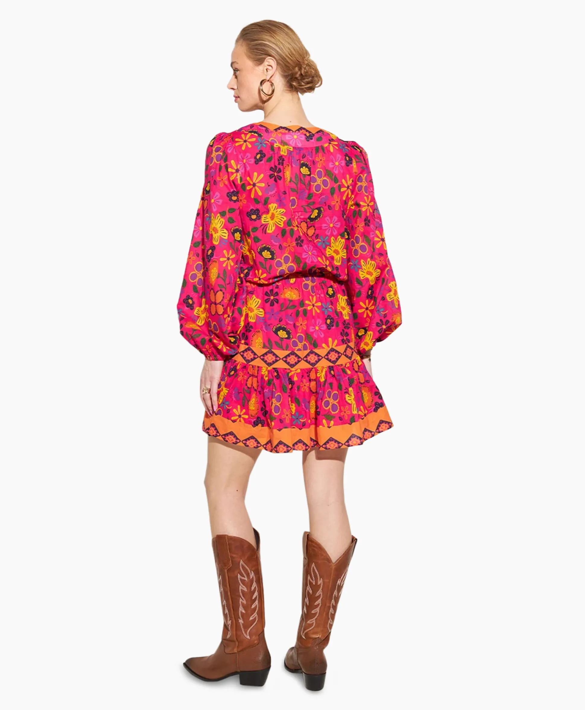 Harper & Yve Mini Jurk Max-Dr Roze
