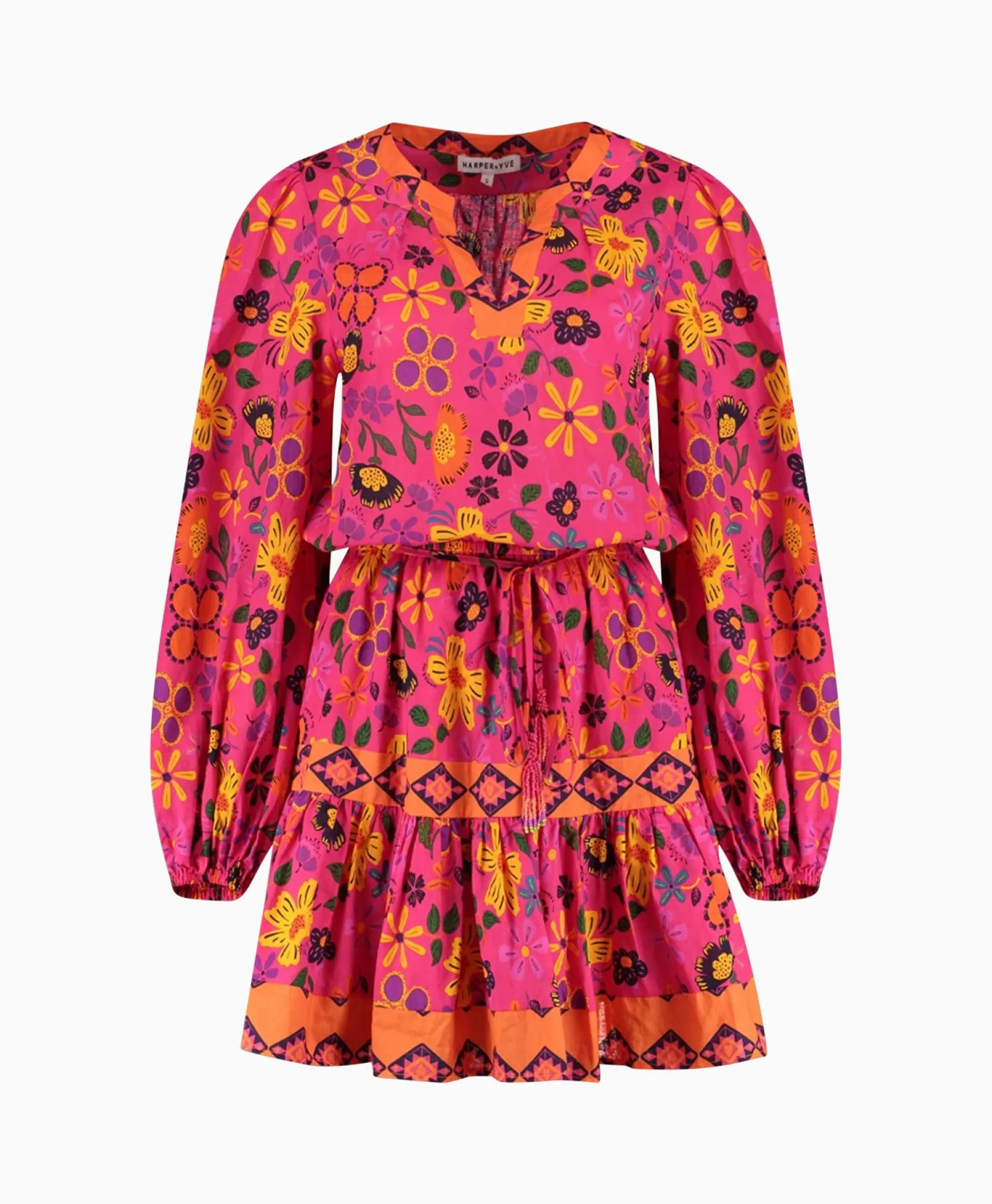 Harper & Yve Mini Jurk Max-Dr Roze