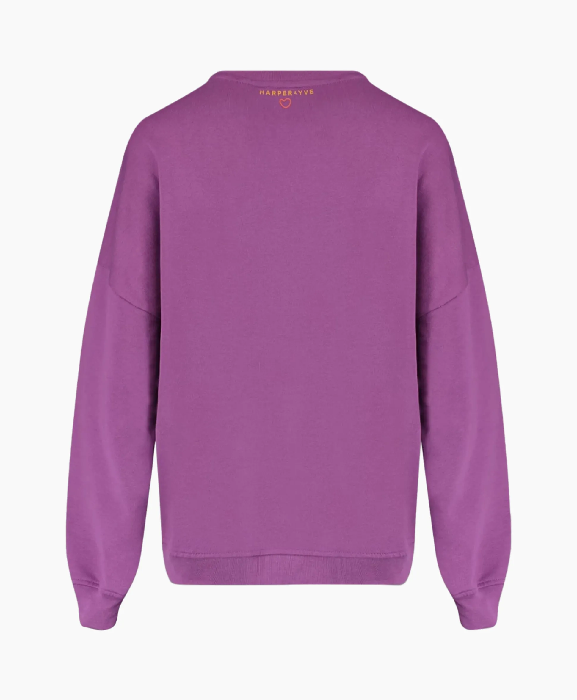 Harper & Yve Pullover Logo-Sw Paars