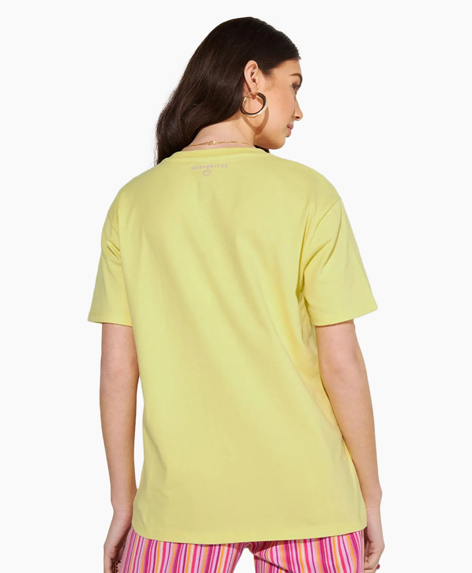 Harper & Yve T-Shirt Korte Mouw Logo-Ss Licht Groen