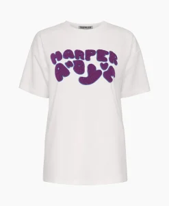 Harper & Yve T-Shirt Korte Mouw Logo-Ss Off White