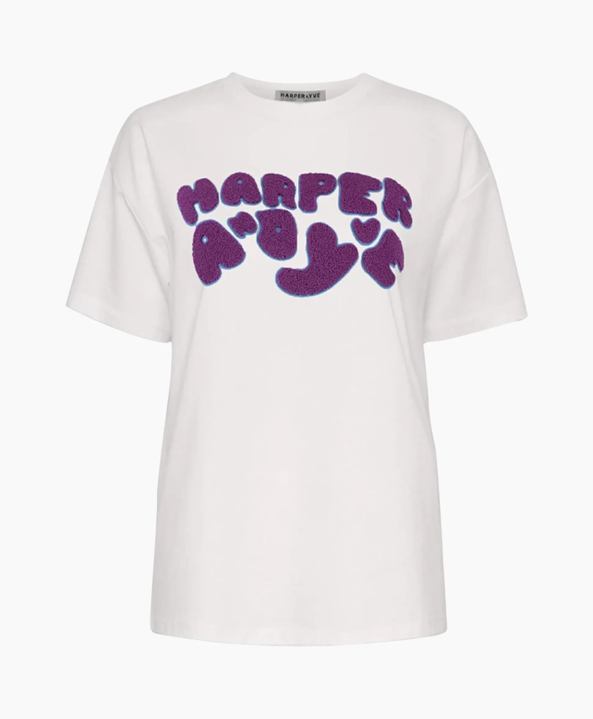 Harper & Yve T-Shirt Korte Mouw Logo-Ss Off White
