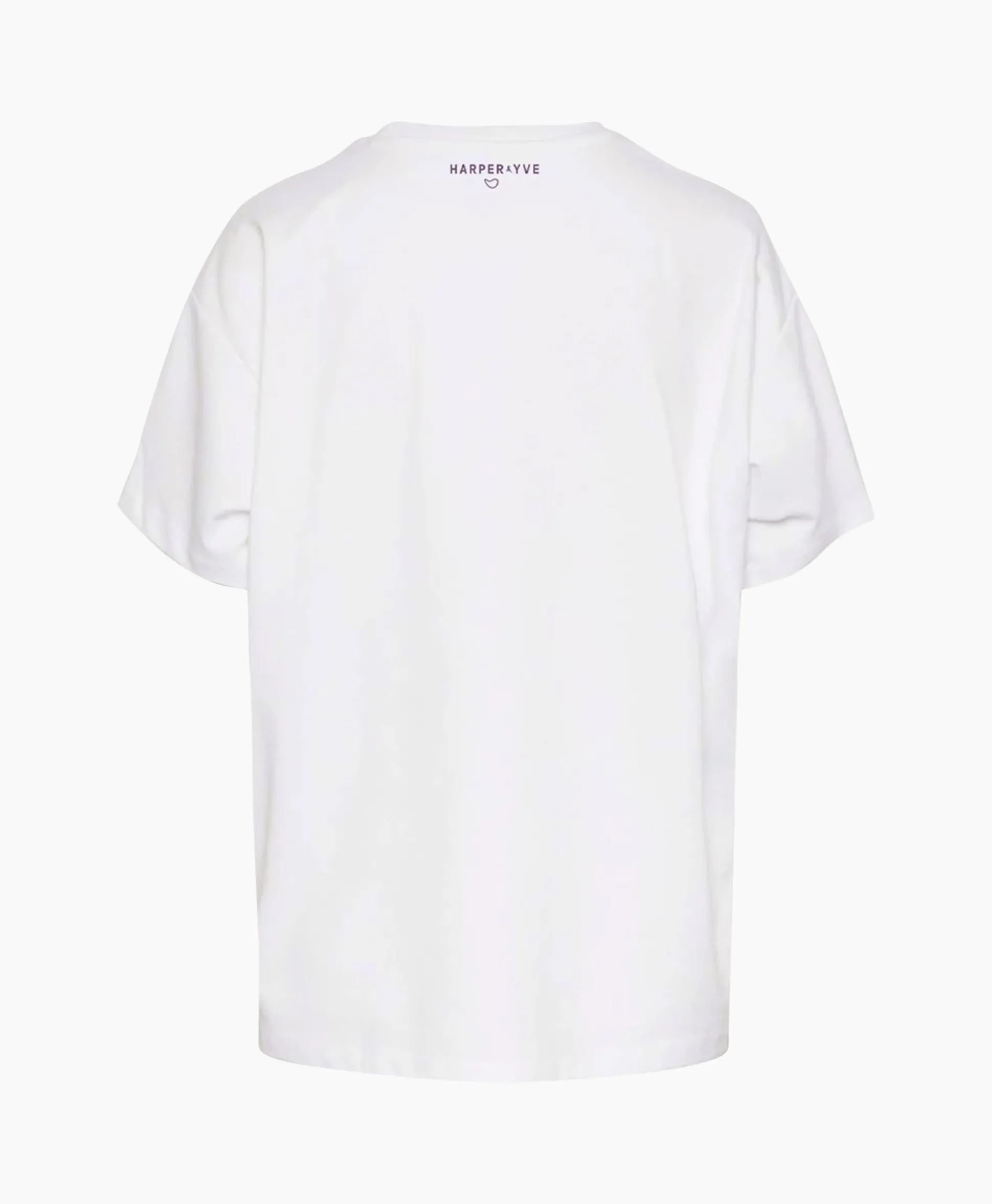 Harper & Yve T-Shirt Korte Mouw Logo-Ss Off White