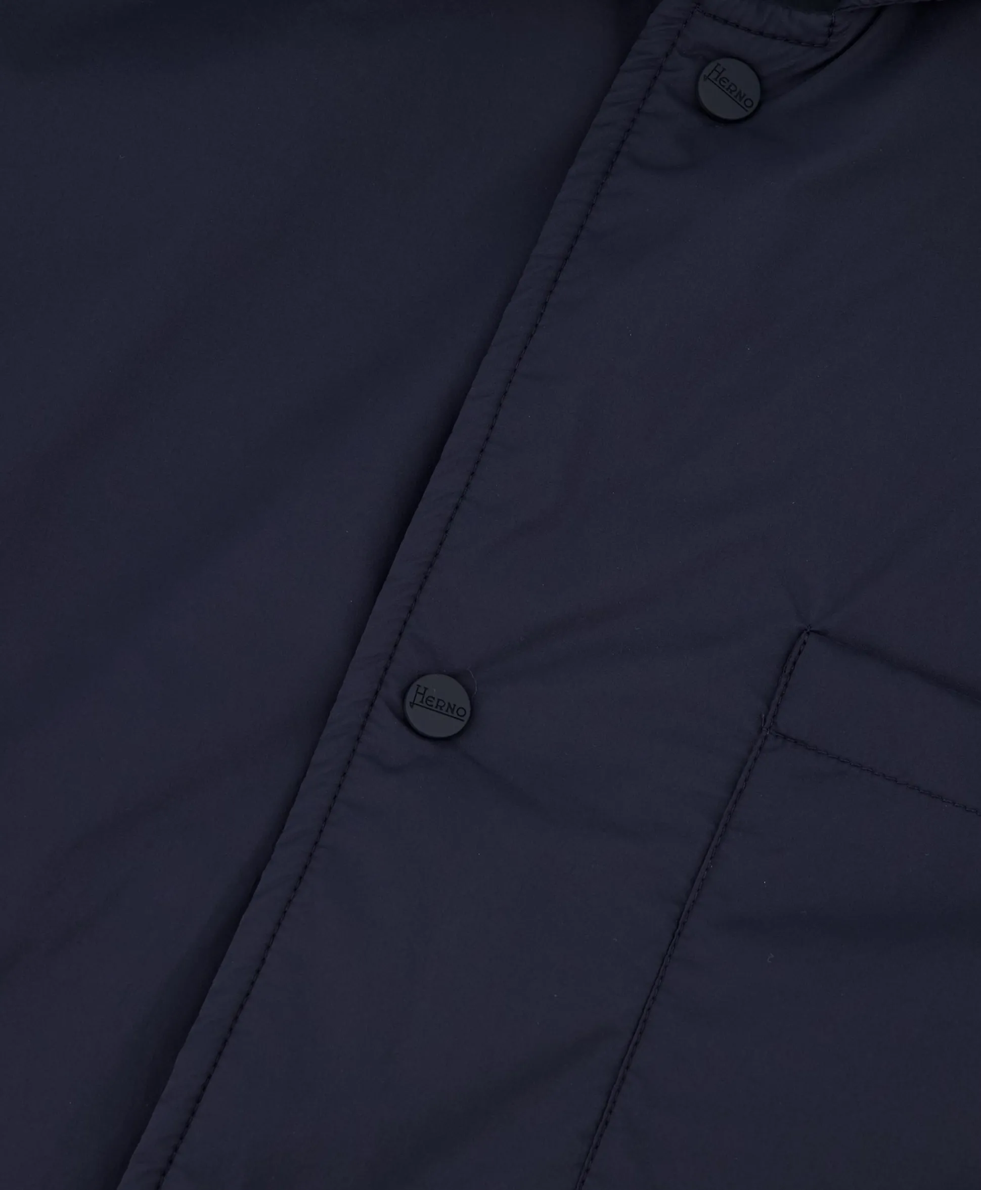 Herno Jack Camicia In Nuage Imbottito E Mag Donker Blauw