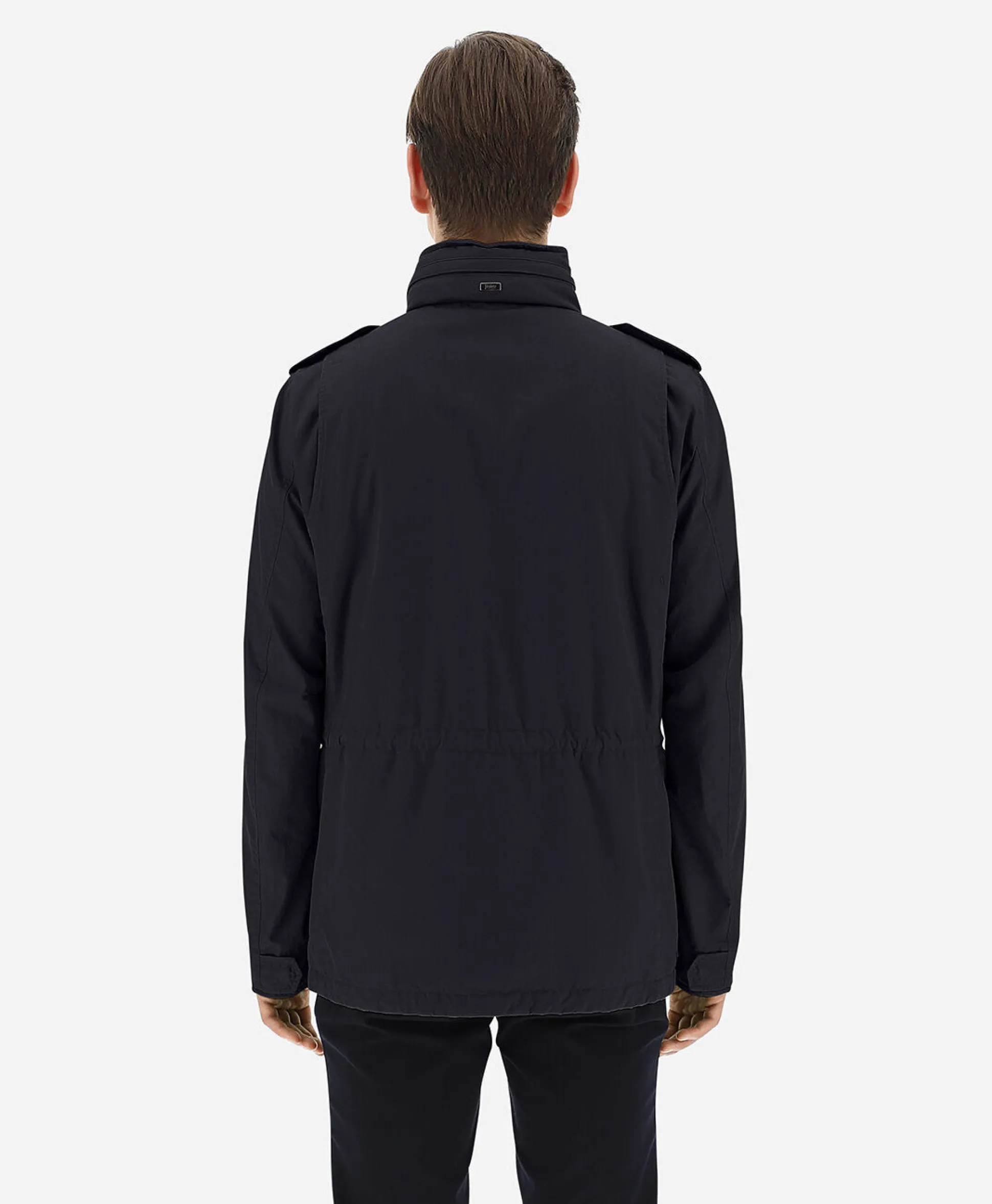 Herno Jack Field Capo Lavato Blauw