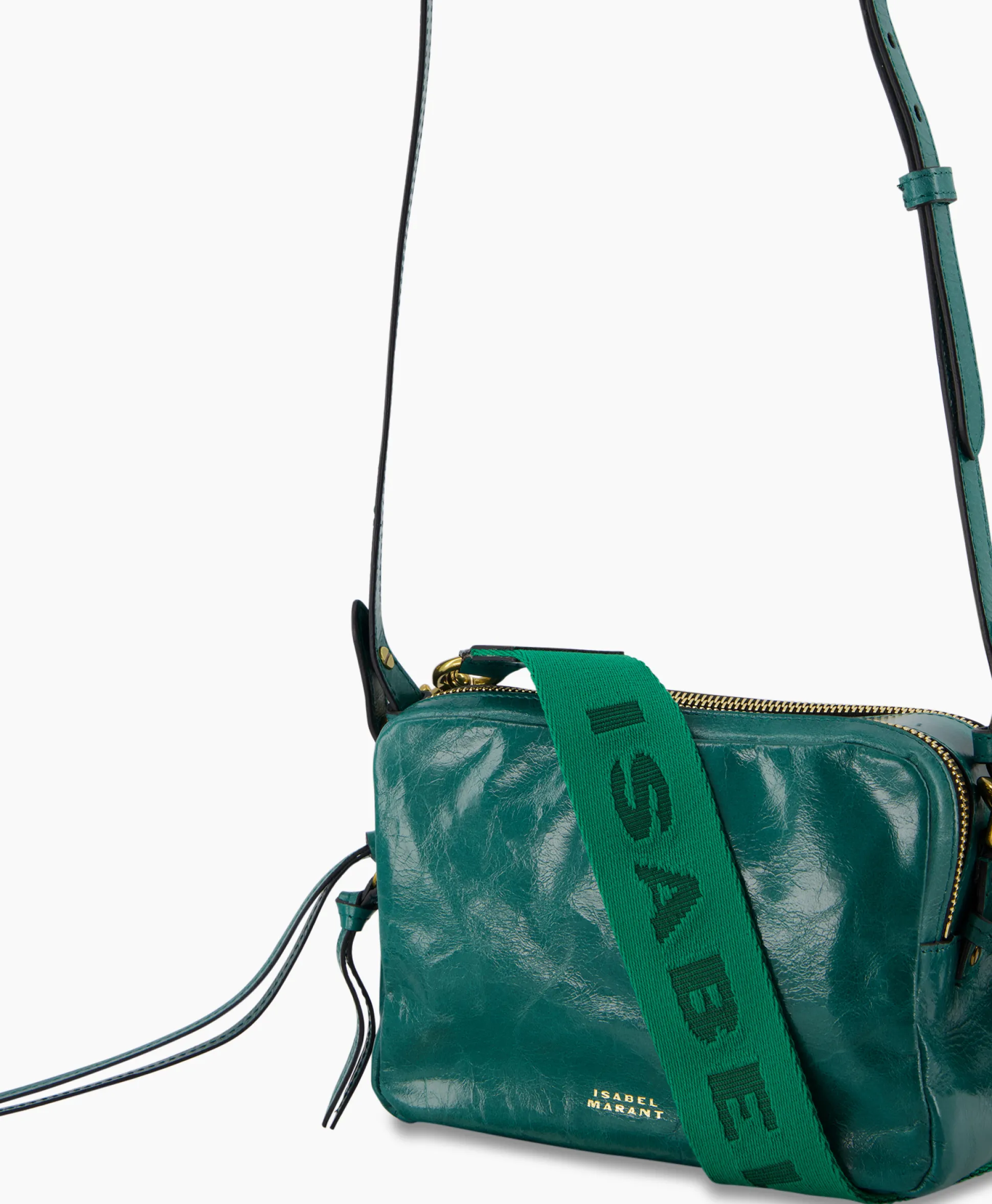 Isabel Marant Crossbody Tas Wardy Camera-Gb Groen