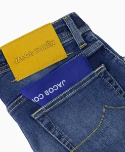 Jacob Cohen Jacob Cohen Jeans Pant 5 Pkt Slim Fit Nick Blauw