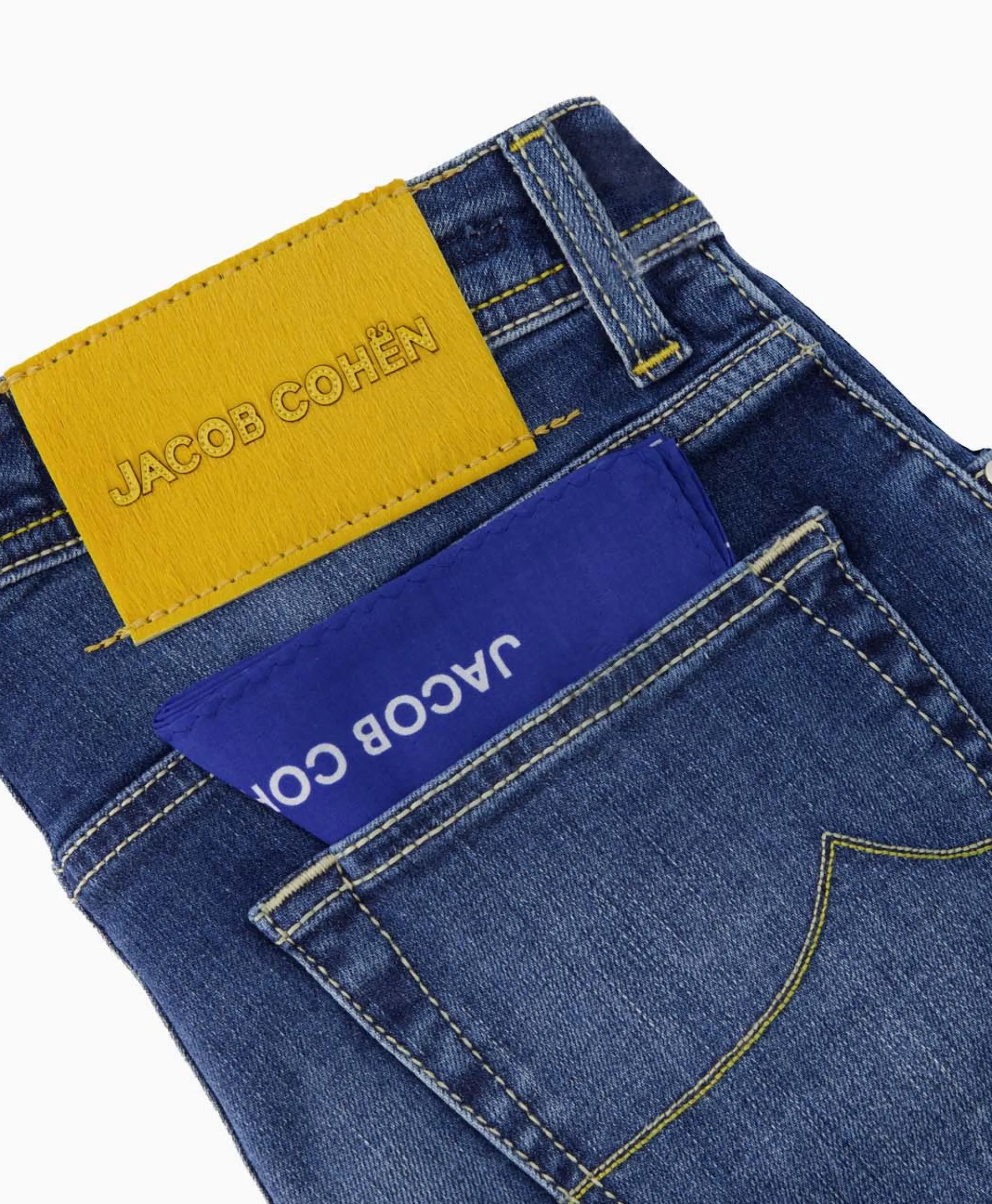 Jacob Cohen Jacob Cohen Jeans Pant 5 Pkt Slim Fit Nick Blauw