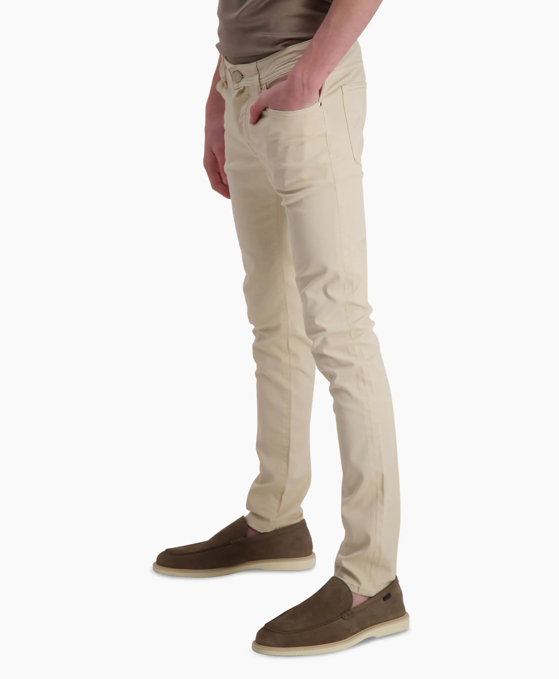 Jacob Cohen Jeans 5 Pkt Super Slim Fit Nick Beige