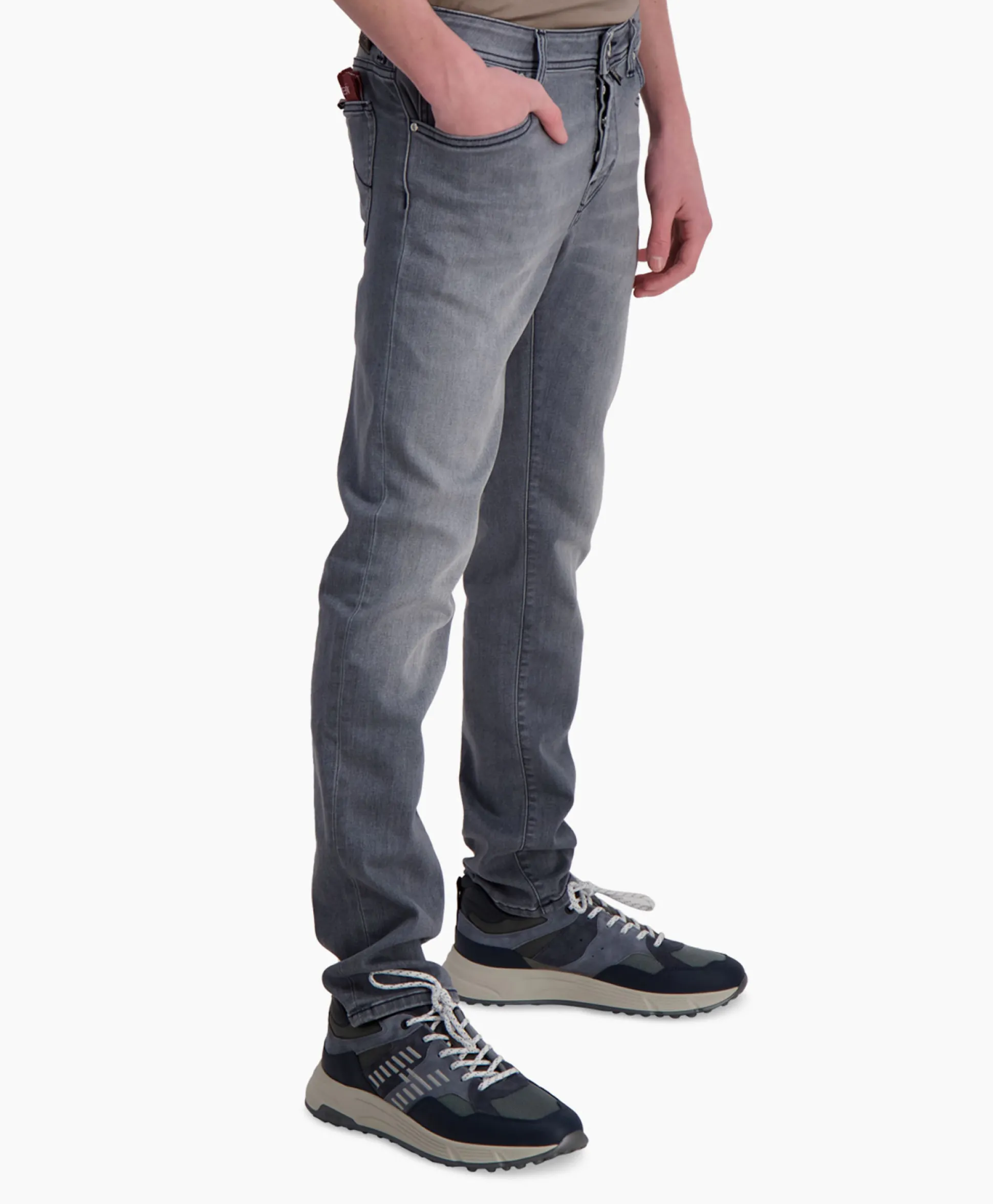Jacob Cohen Jeans 5 Pkt Super Slim Fit Nick Licht Grijs