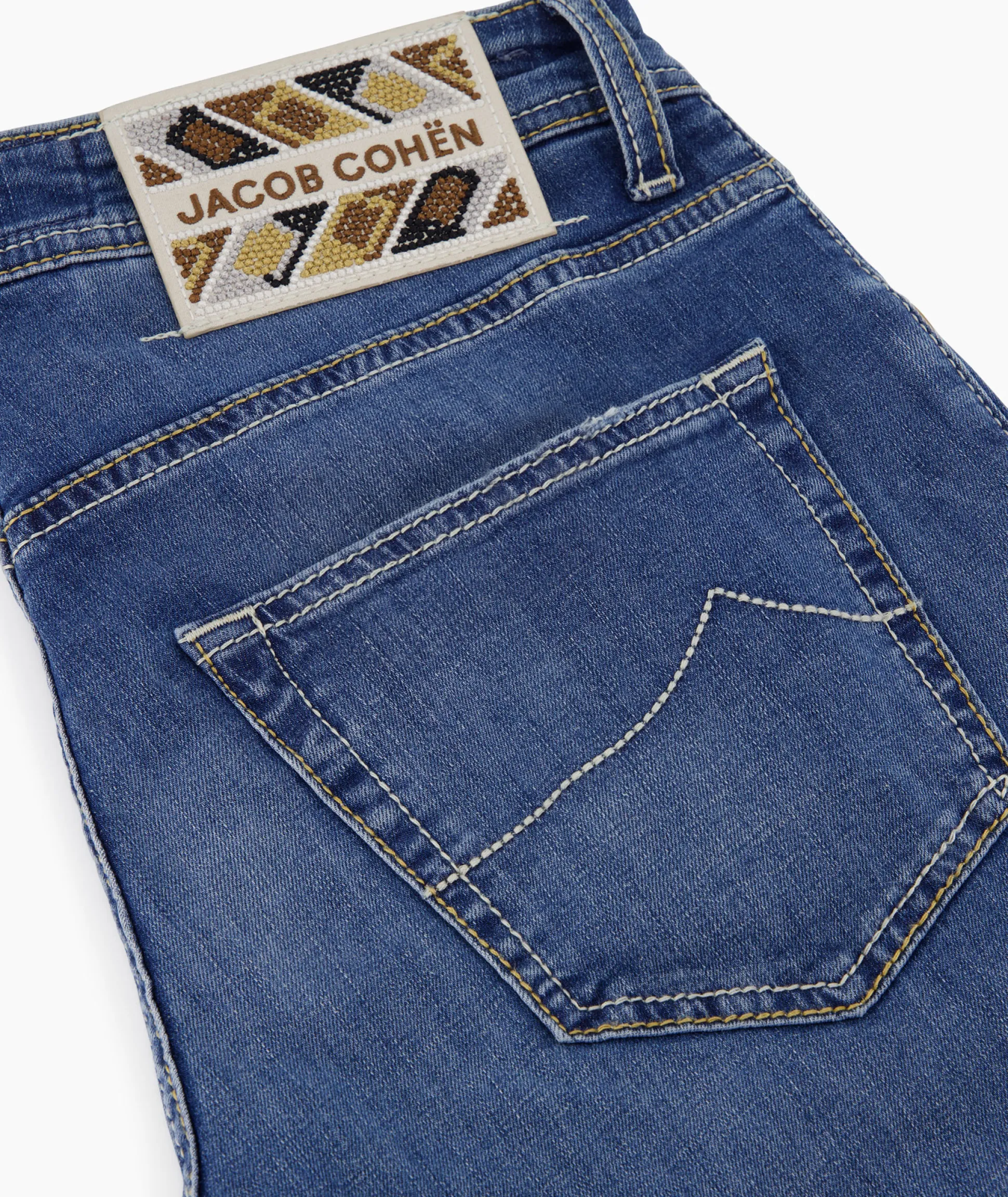 Jacob Cohen Jeans 5 Pkt Super Slim Fit Nick Donker Blauw