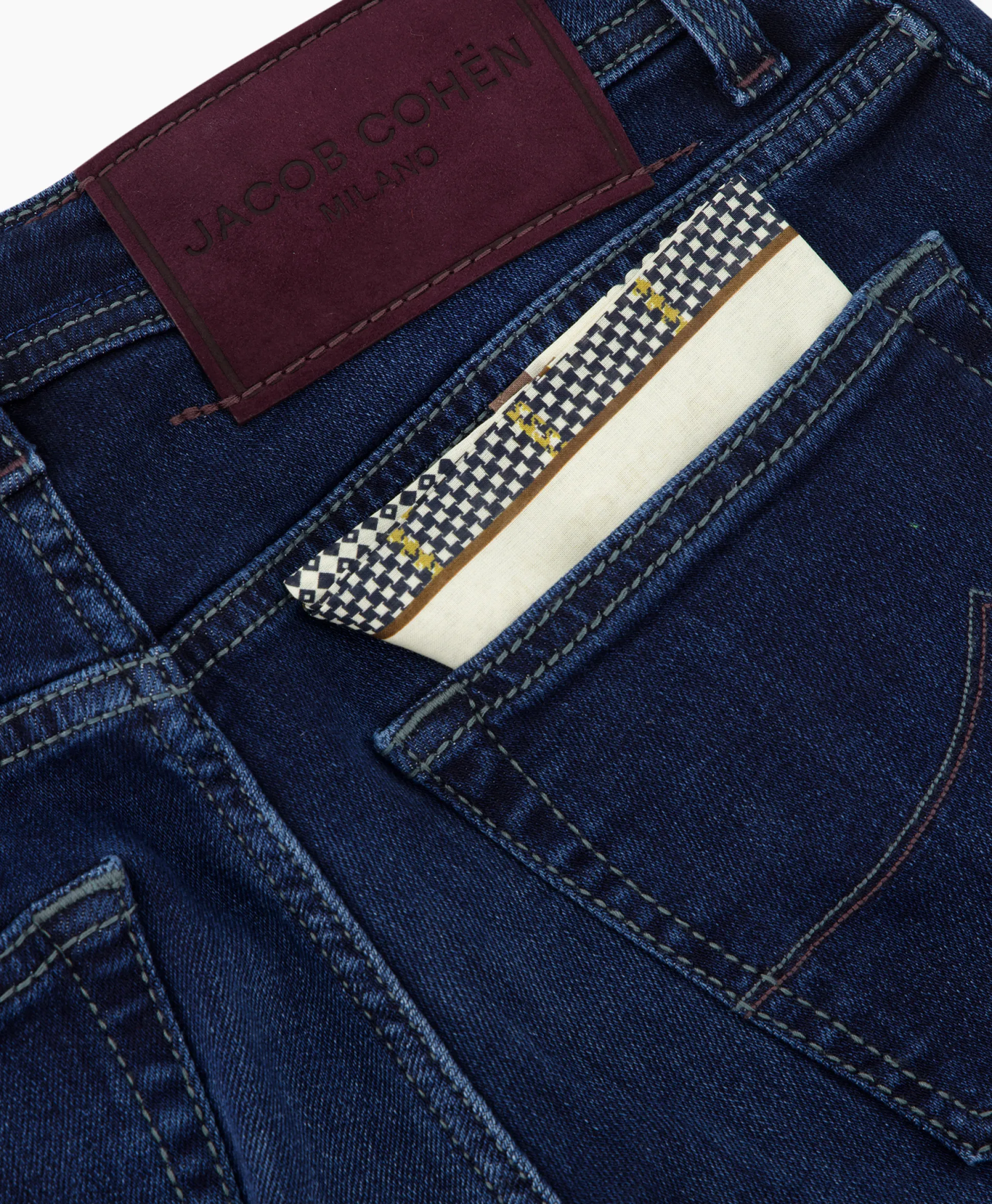 Jacob Cohen Jeans 5-Pocket Nick Slim Donker Blauw