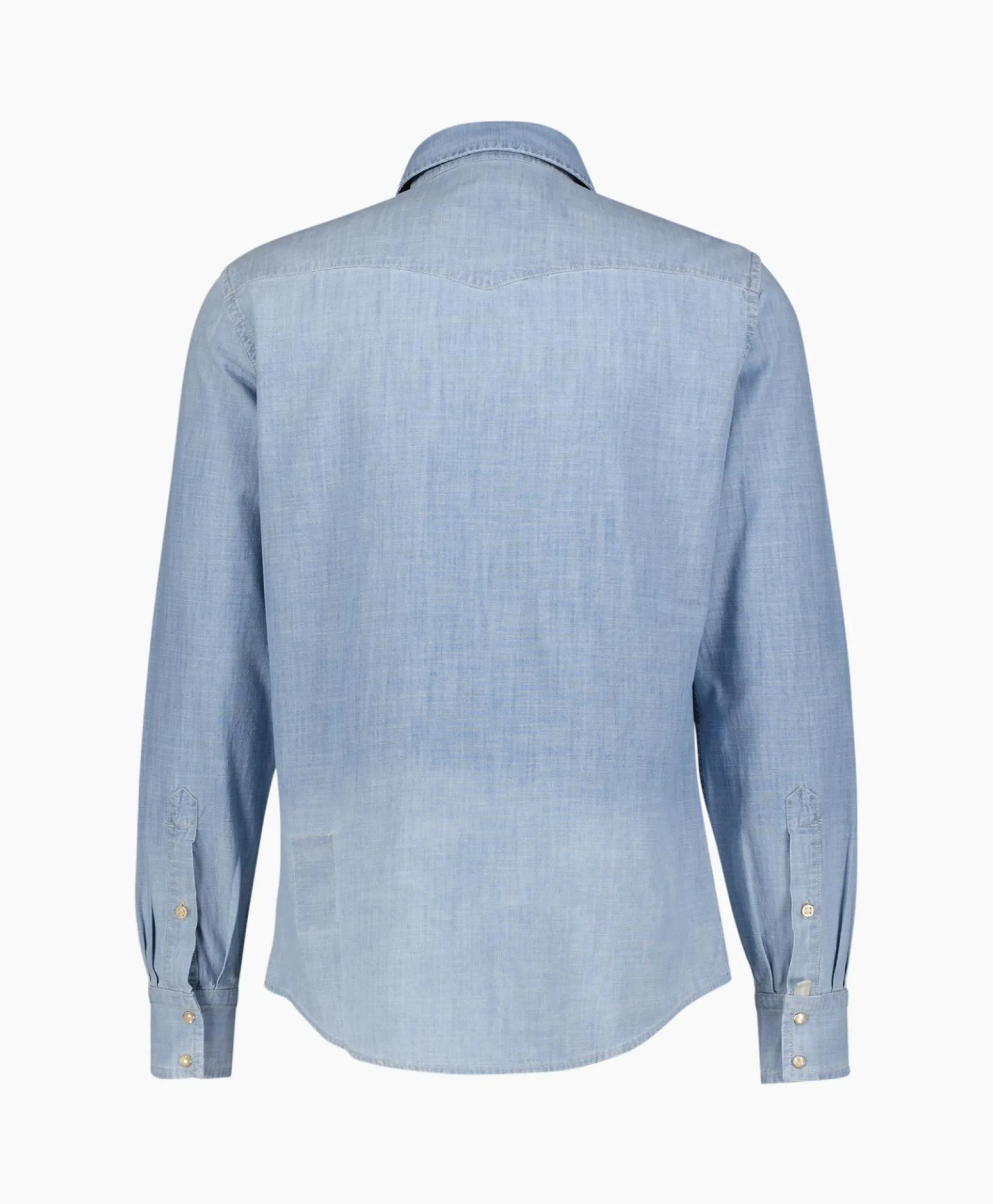 Jacob Cohen Overhemd Western Blauw