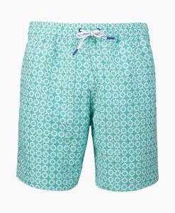 Jacob Cohen Zwembroek Circles Print Groen