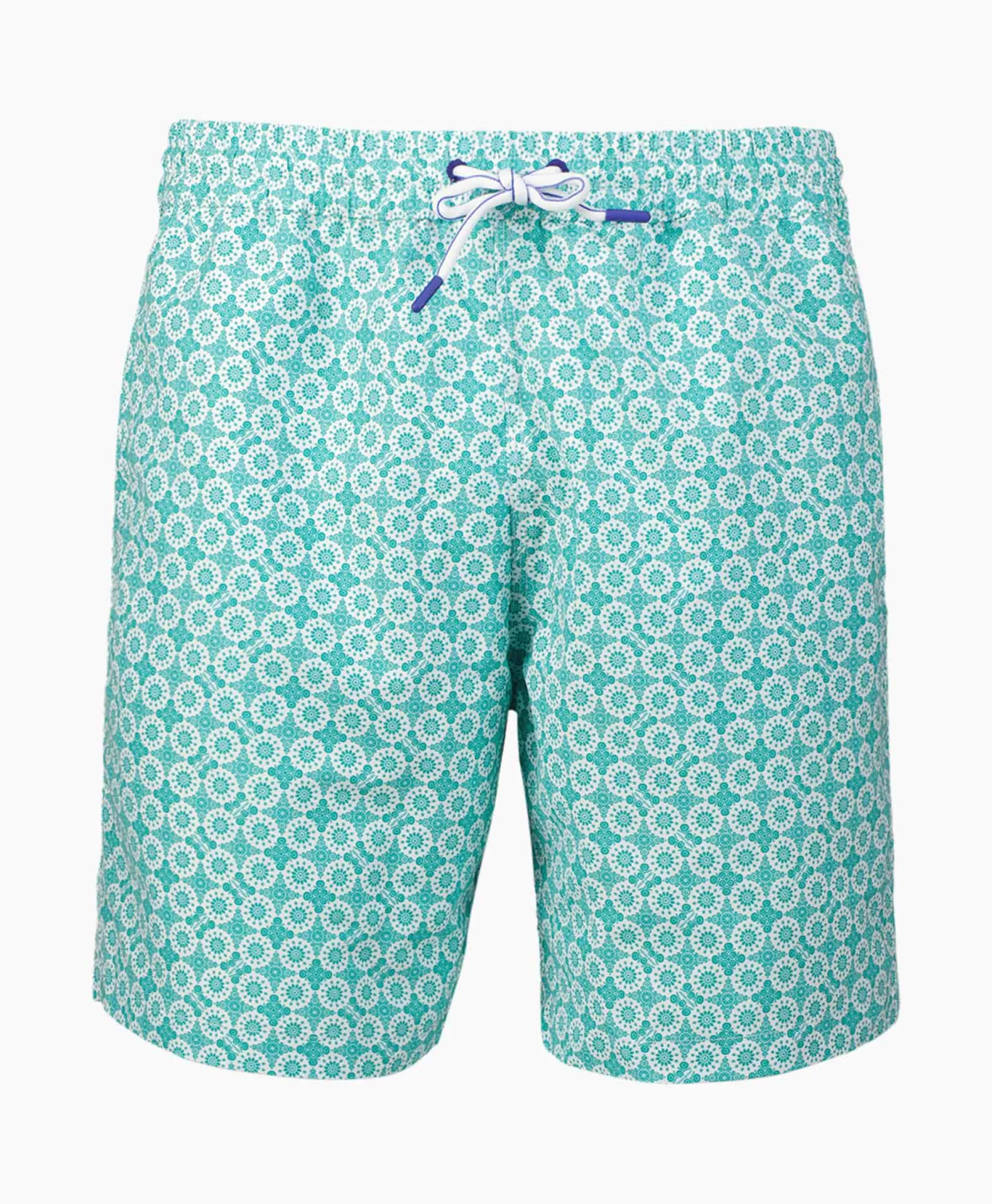 Jacob Cohen Zwembroek Circles Print Groen
