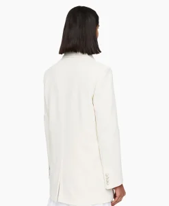 Joseph Blazer Chapone Jkt Ottoman Jersey Off White