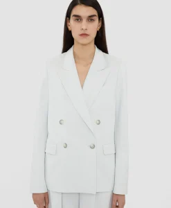 Joseph Blazer Jaden Jacket Comfort Cady Off White