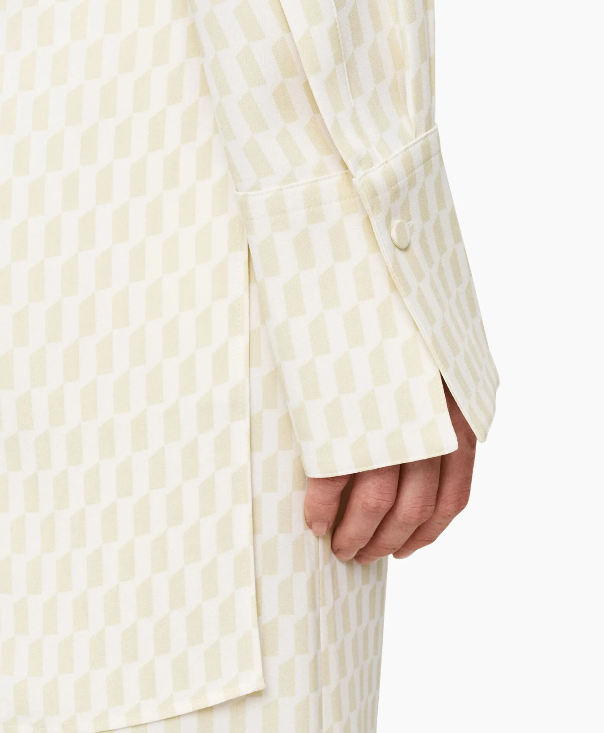 Joseph Blouse Bold Alcove Print Ecru