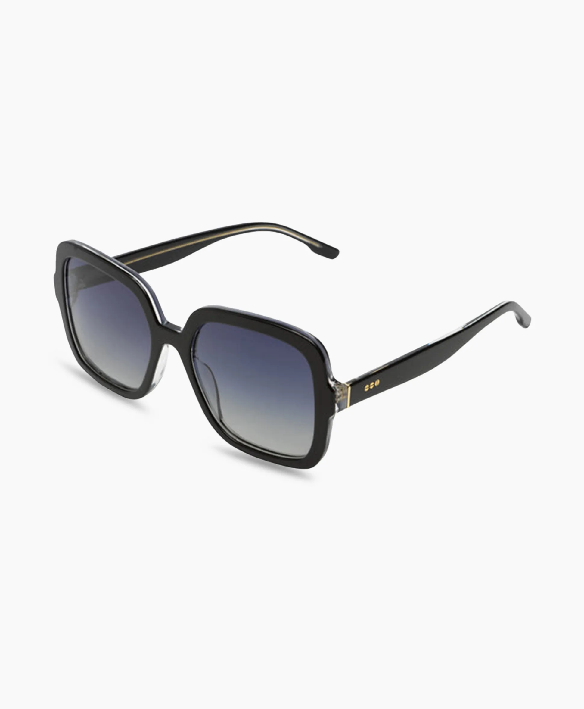 Komono Zonnebril Miley Black Clear White Gold Goud