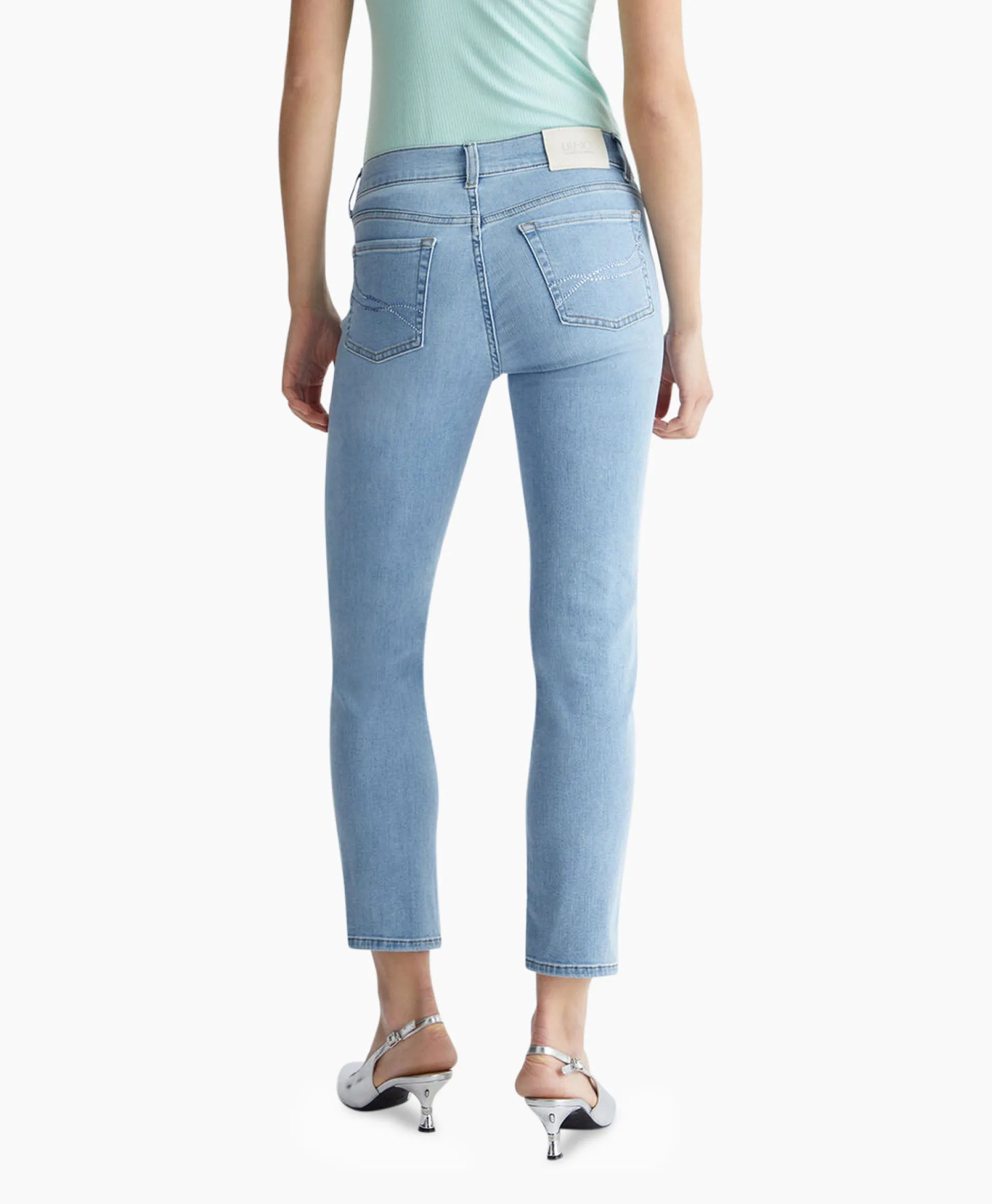Liu Jo Jeans Pant.Authentic Slim Ankle R.W. Blauw