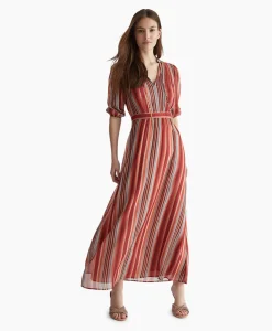 Liu Jo Maxi Jurk Abito C/Accessorio Nappina Rose