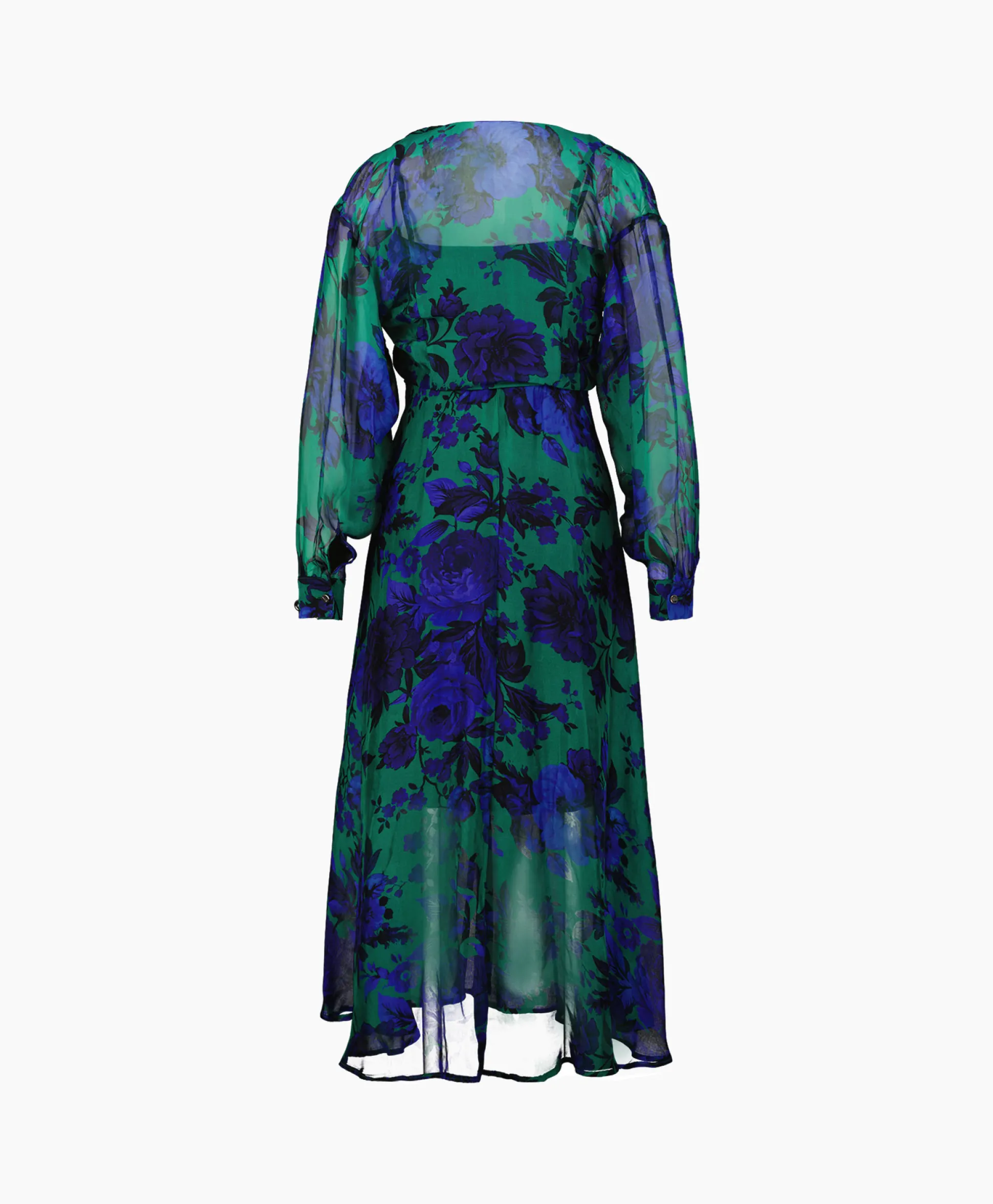 Liu Jo Maxi Jurk Scollo A V Blauw