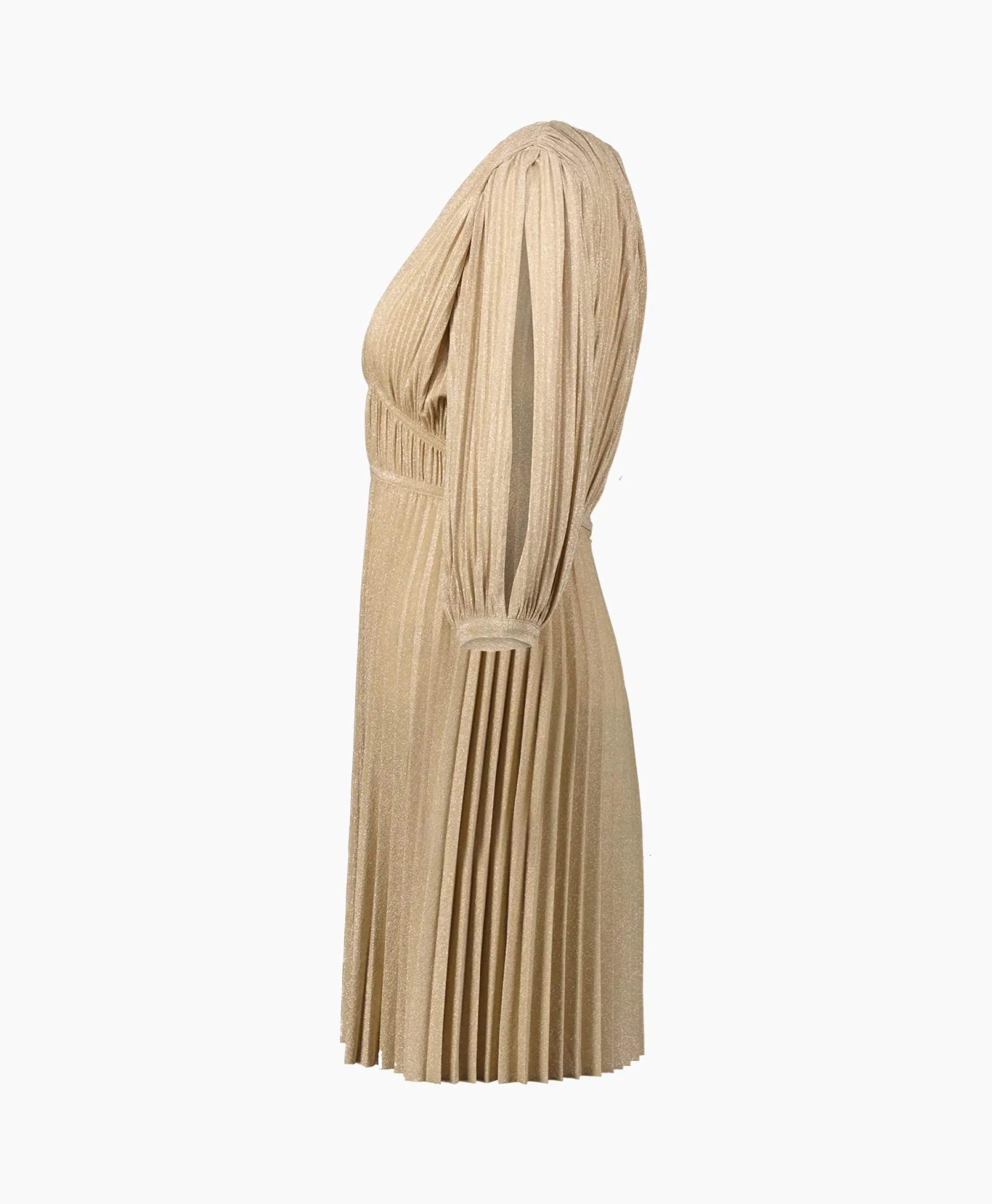 Liu Jo Midi Jurk Abito C/Intarsio Goud