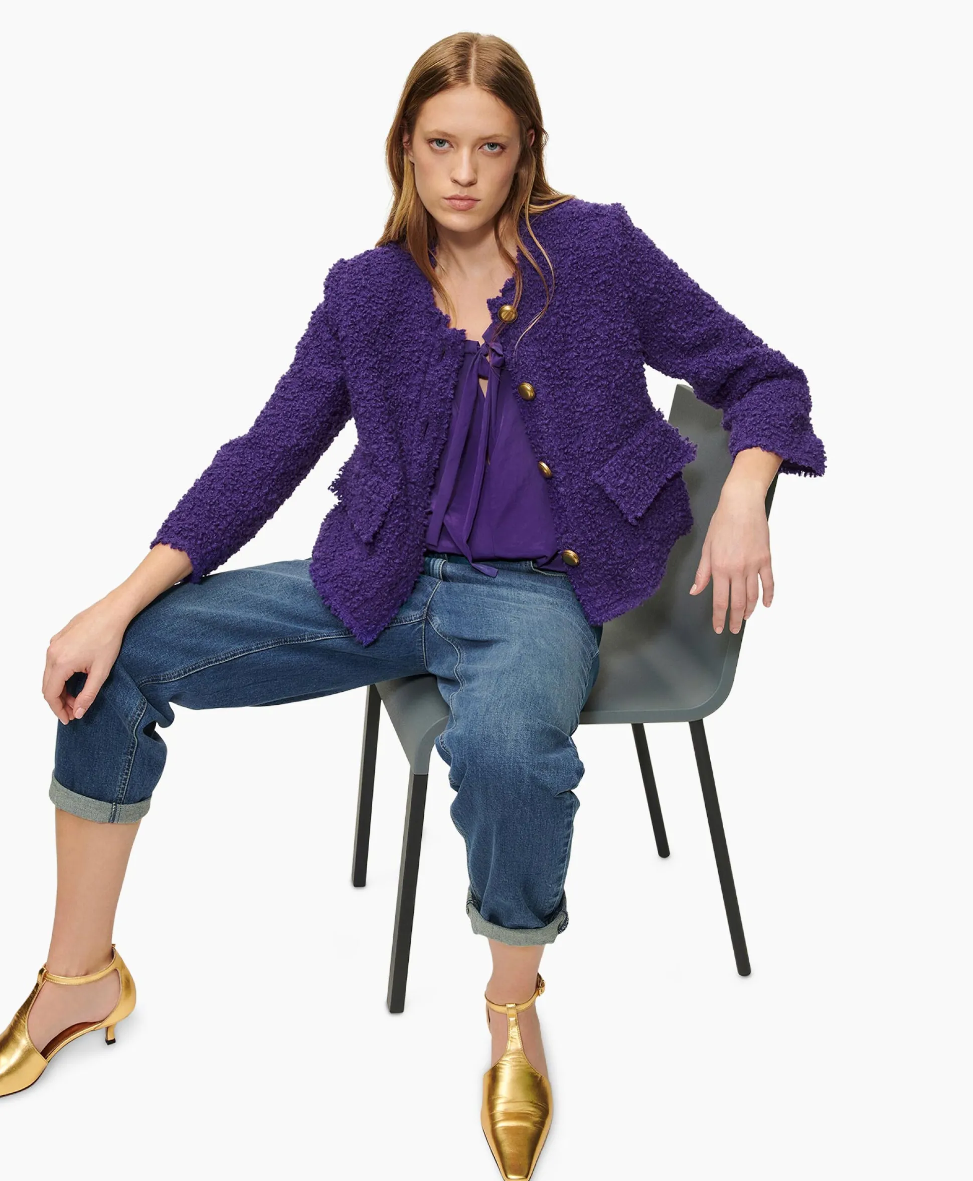 Luisa Cerano Sweater 488359/3524-0 Paars