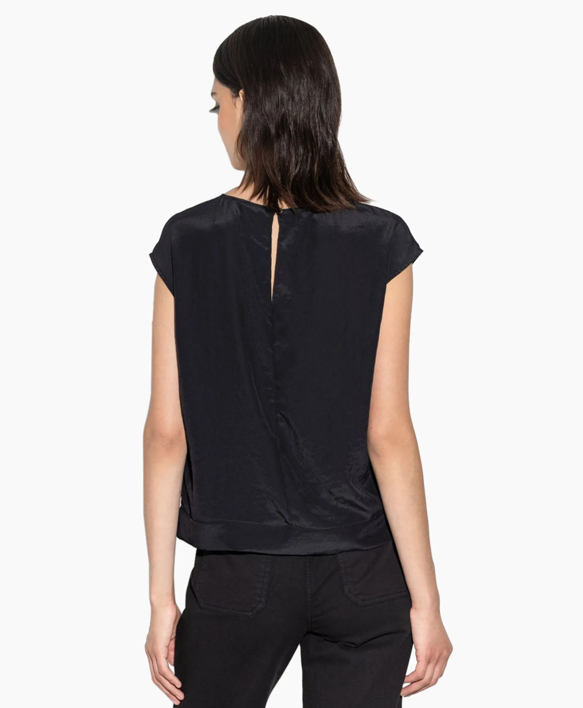 Luisa Cerano Top 298441/3597-0 Zwart Dessin