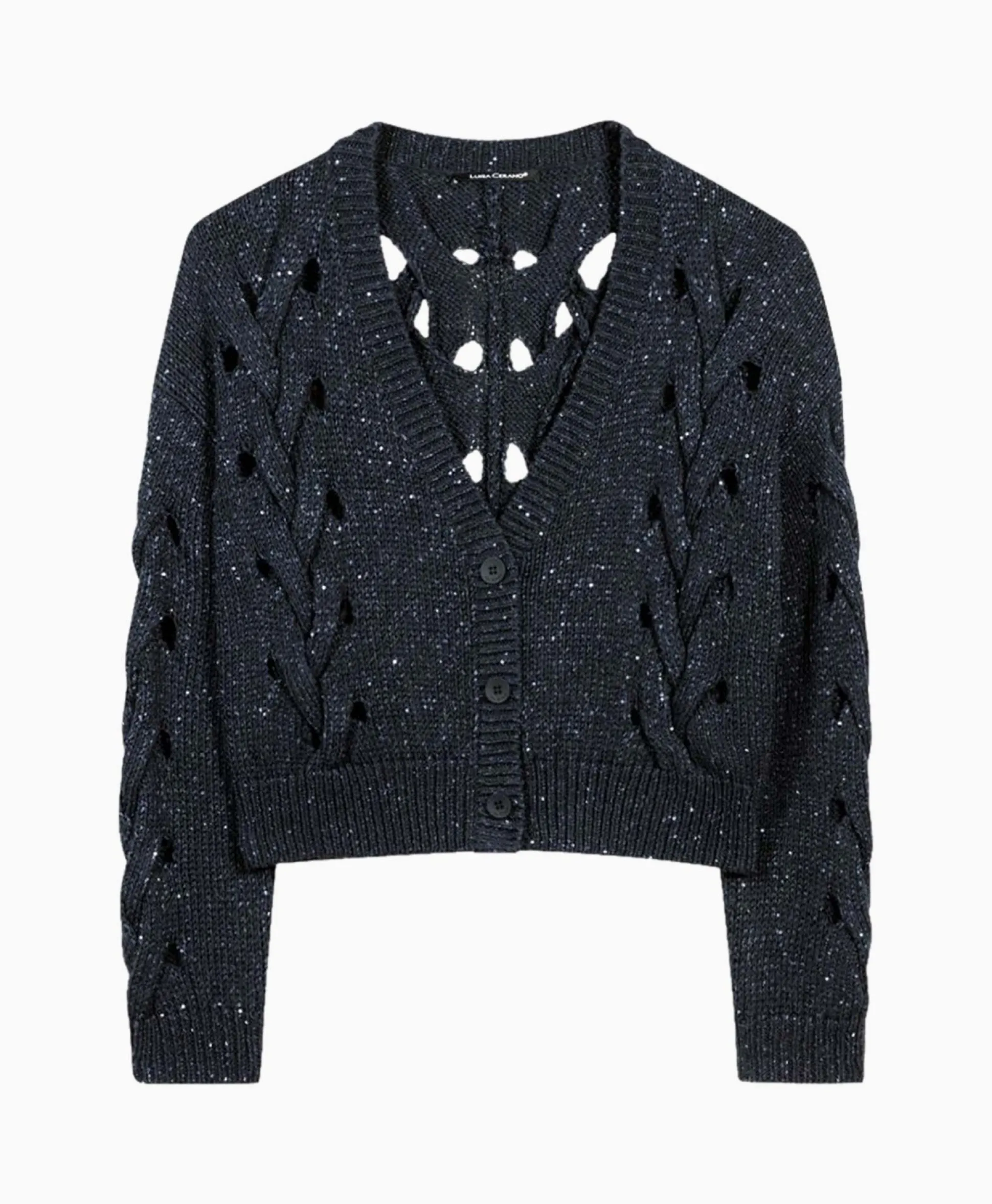 Luisa Cerano Vest 498220/5894-0 Donker Blauw