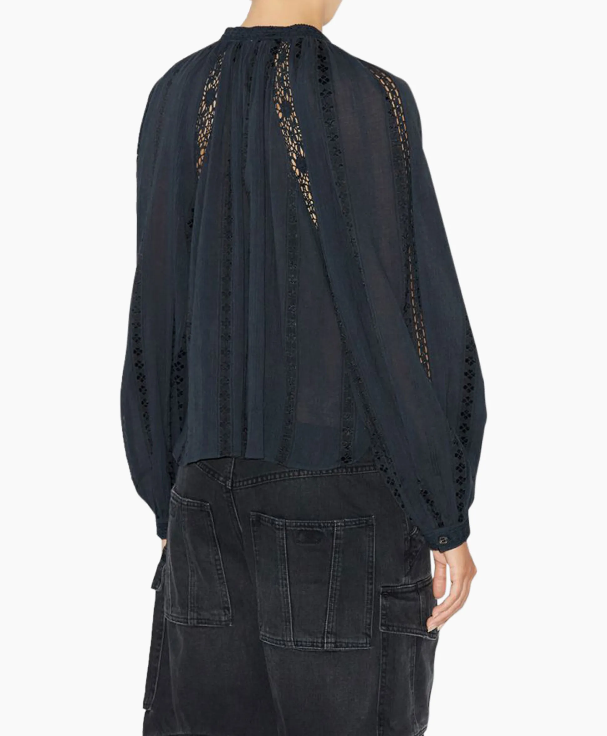 Marant Etoile Blouse Janelle-Ga Zwart