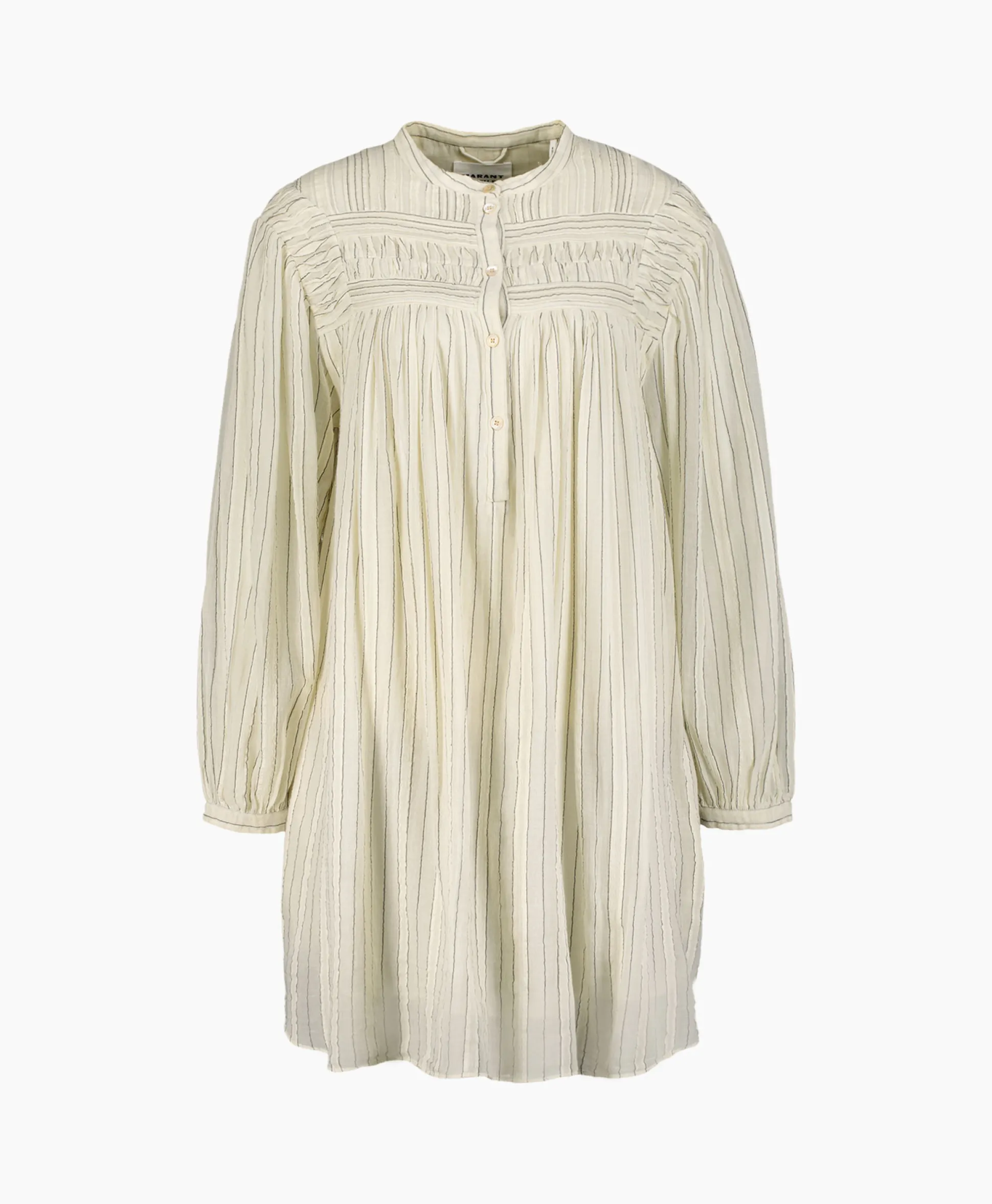 Marant Etoile Mini Jurk Leozi-Gc Ecru
