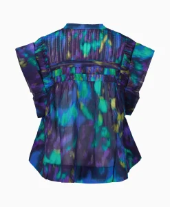 Marant Etoile Top Leaza-Gb Blauw