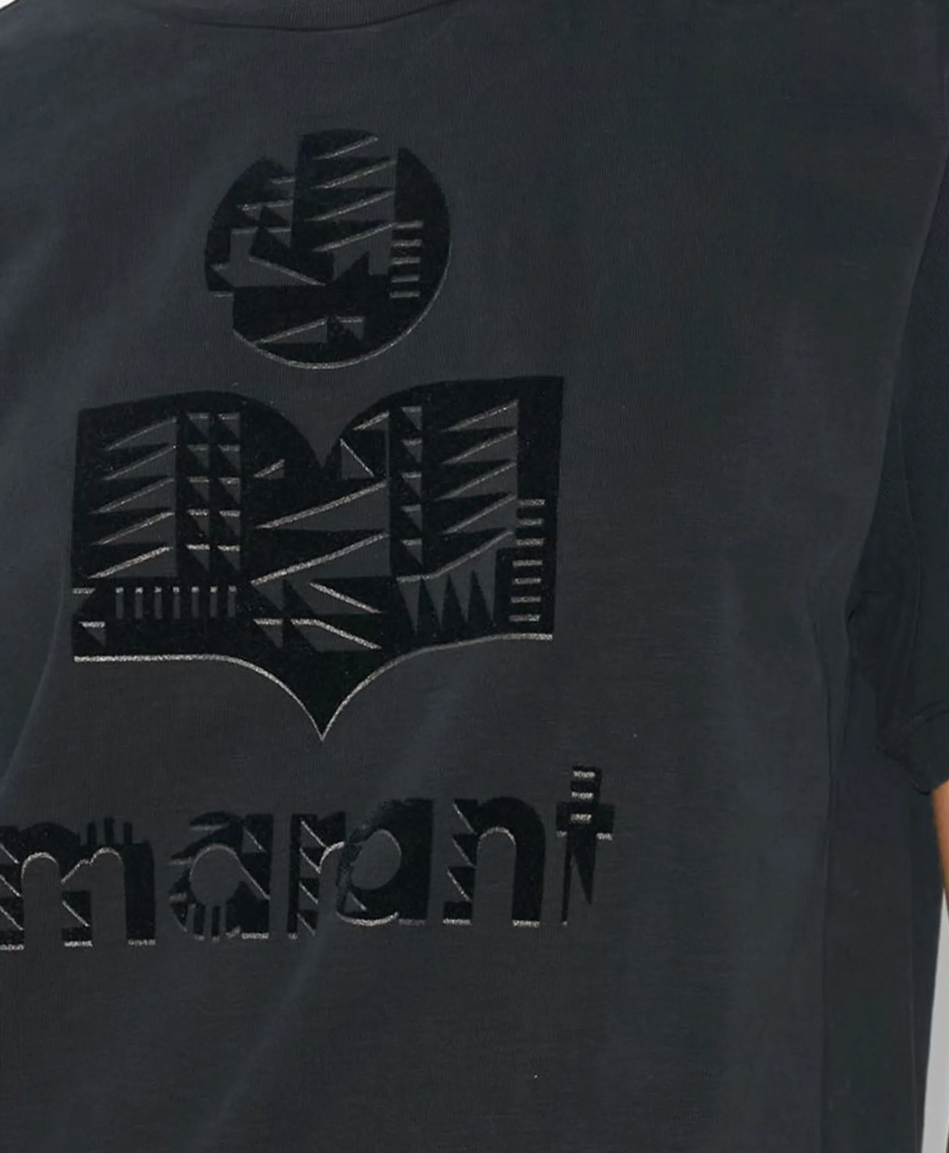Marant Etoile T-Shirt Korte Mouw Zewel-Ga Zwart