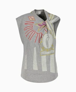Marant Etoile T-Shirt Korte Mouw Nayda-Gb Grijs