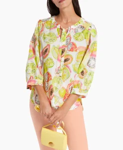 Marccain Collectie Blouse Wc 51.26 W27 Midden Geel