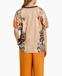 Marccain Collectie Blouse Wc 51.39 W67 Beige