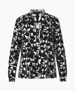 Marccain Collectie Blouse Wc 51.16 W13 Zwart