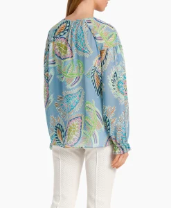 Marccain Collectie Blouse Wc 51.33 W74 Licht Blauw