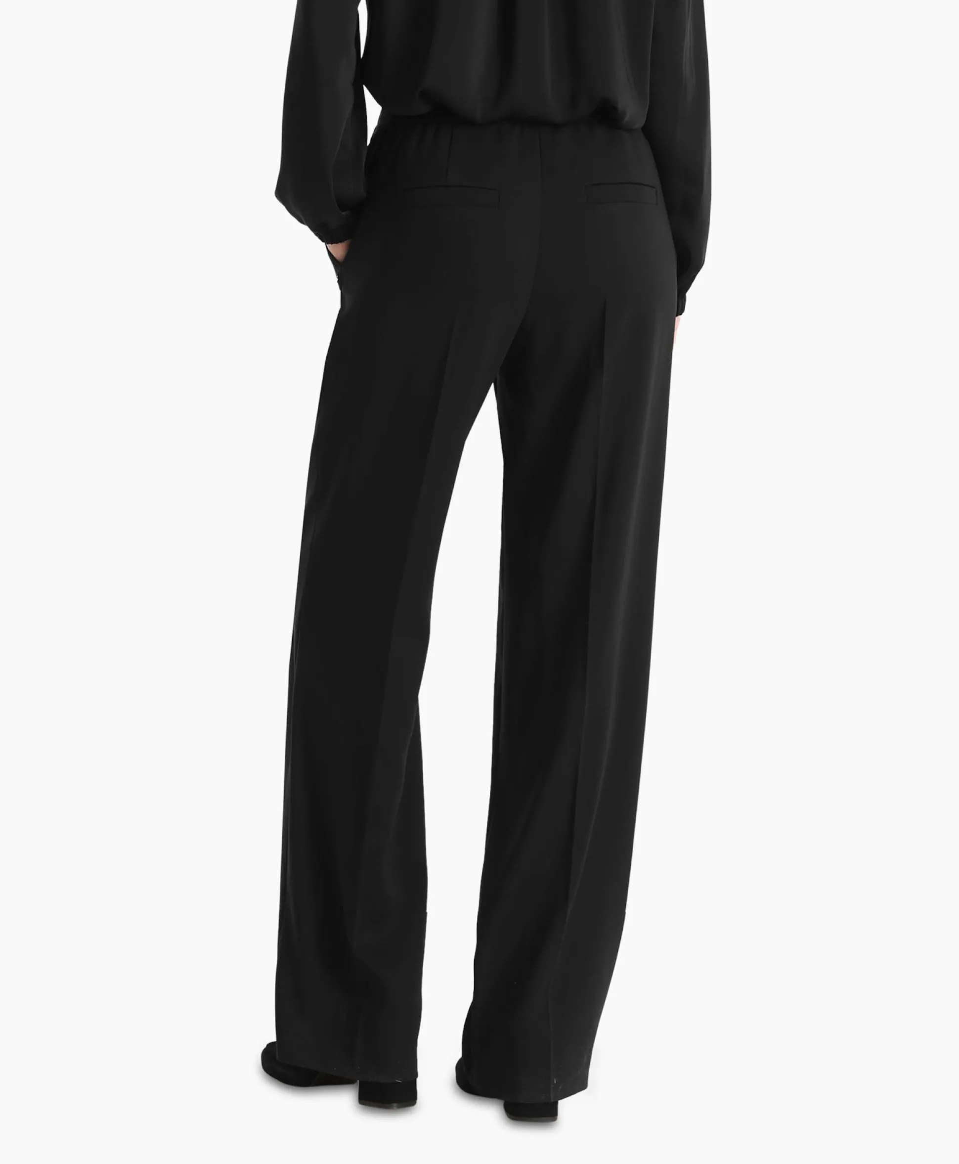 Marccain Collectie Broek Wc 81.17 W56 Zwart