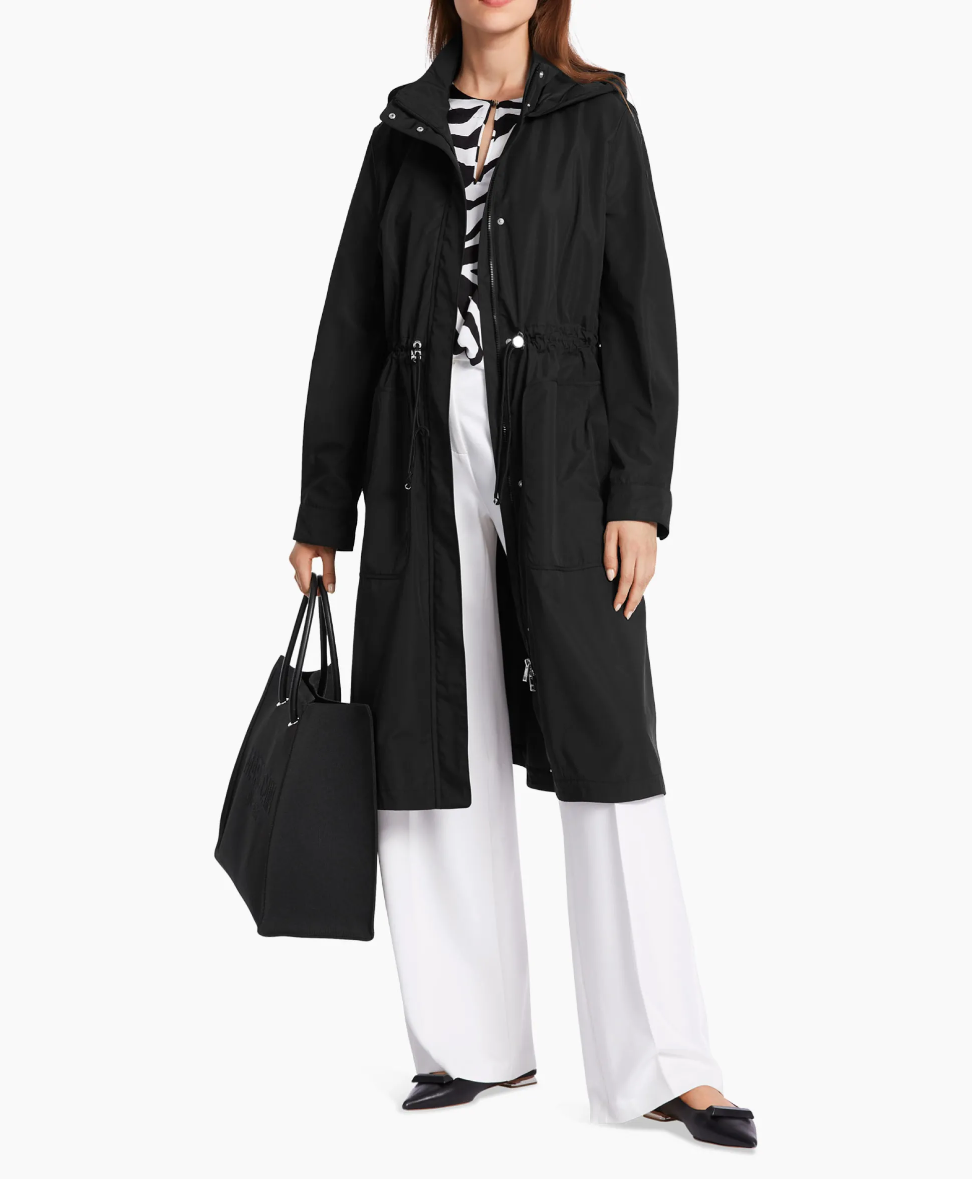 Marccain Collectie Coat Wc 11.04 W26 Zwart