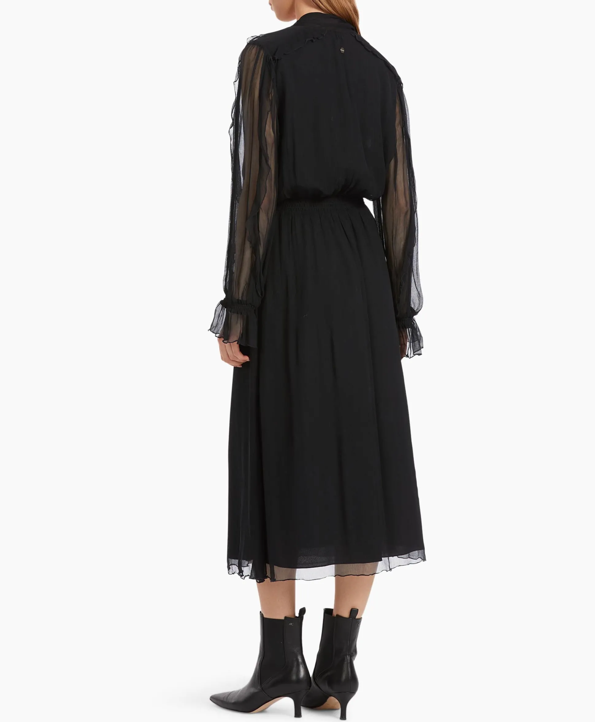 Marccain Collectie Jurk Vc 21.19 W51 Zwart