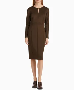 Marccain Collectie Jurk Vc 21.27 J22 Bruin
