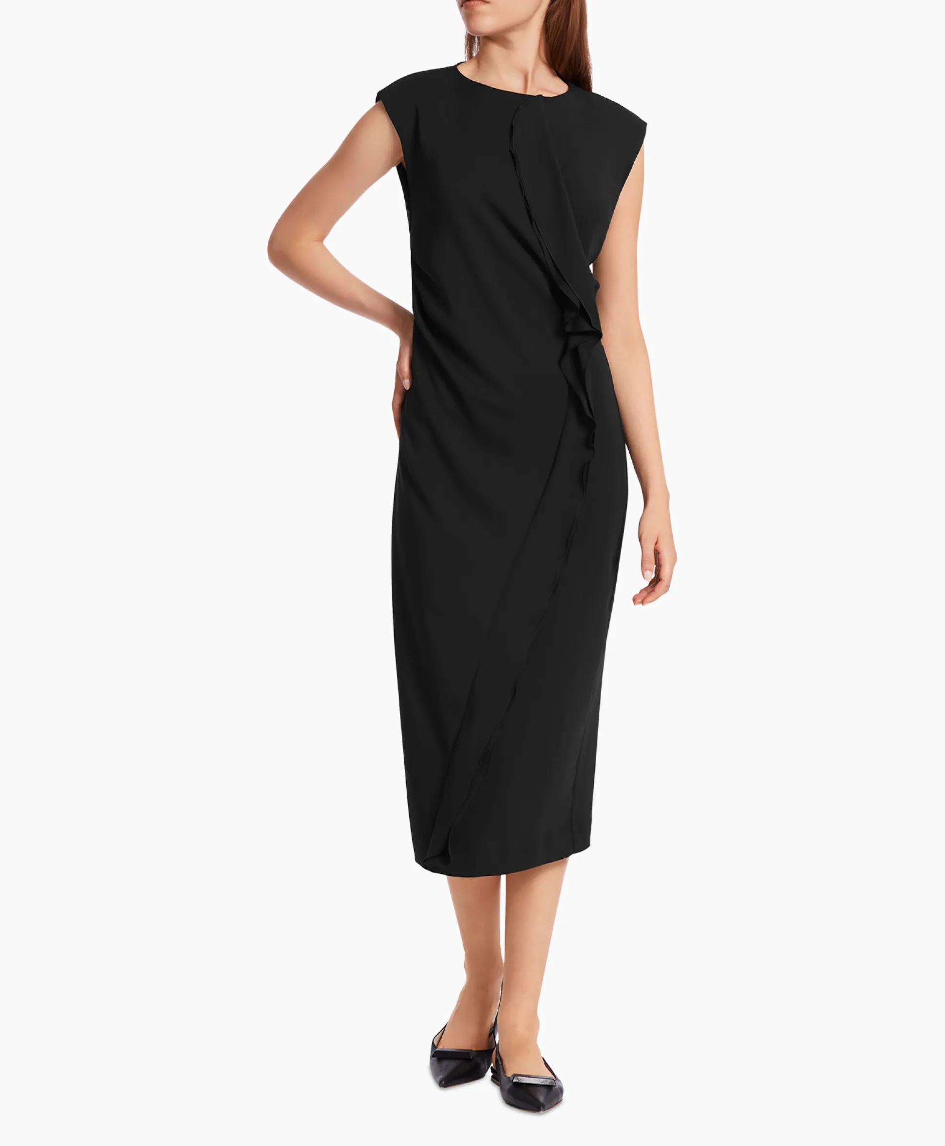 Marccain Collectie Jurk Wc 21.20 W56 Zwart