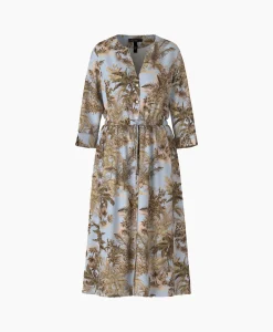 Marccain Collectie Mini Jurk Uc 21.24 W54 Blauw