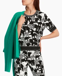 Marccain Collectie Pullover Wc 41.10 M03 Print + 2 Kleurig