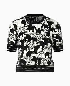 Marccain Collectie Pullover Wc 41.10 M03 Print + 2 Kleurig