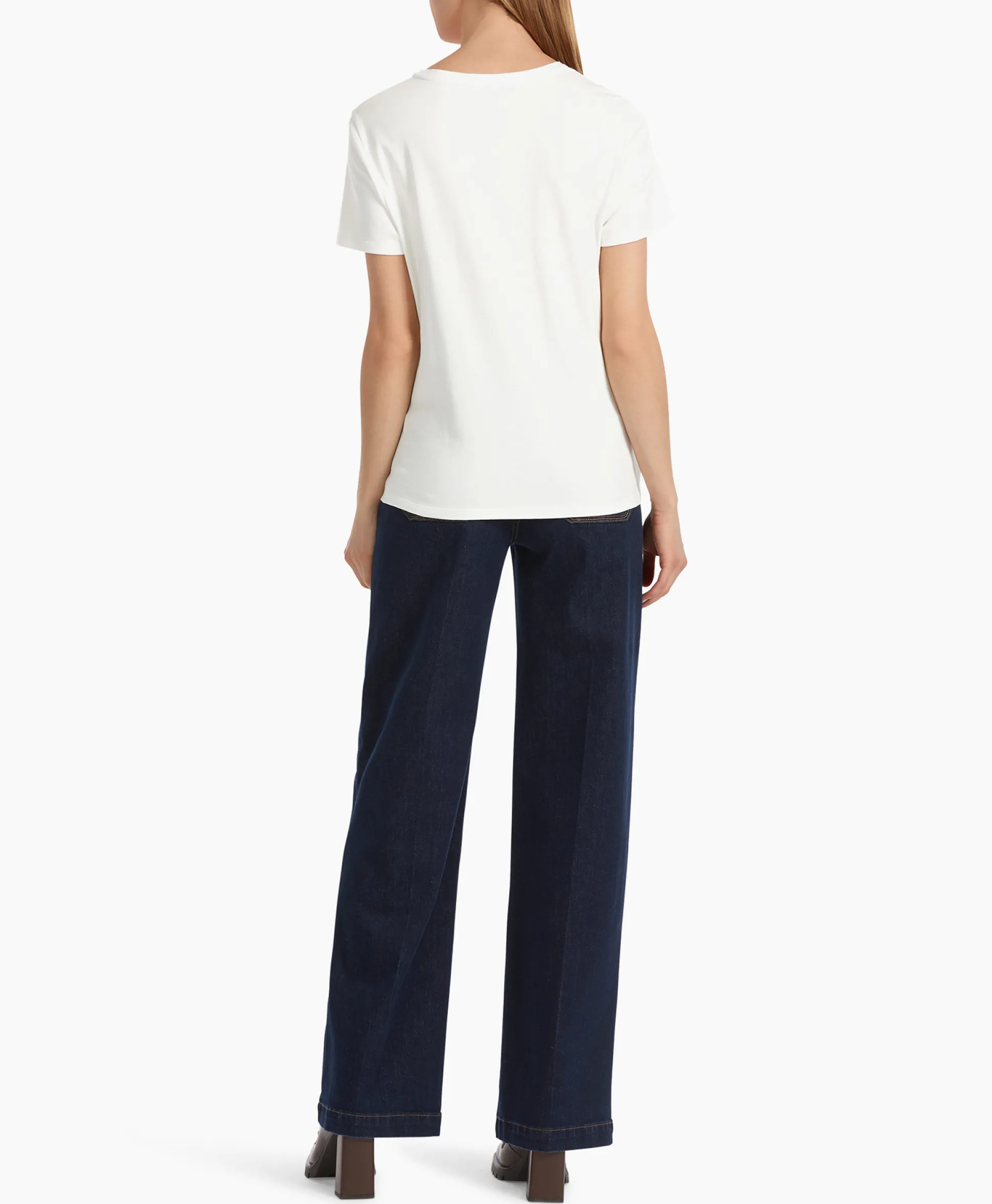 Marccain Collectie T-Shirt Vc 48.32 J66 Off White