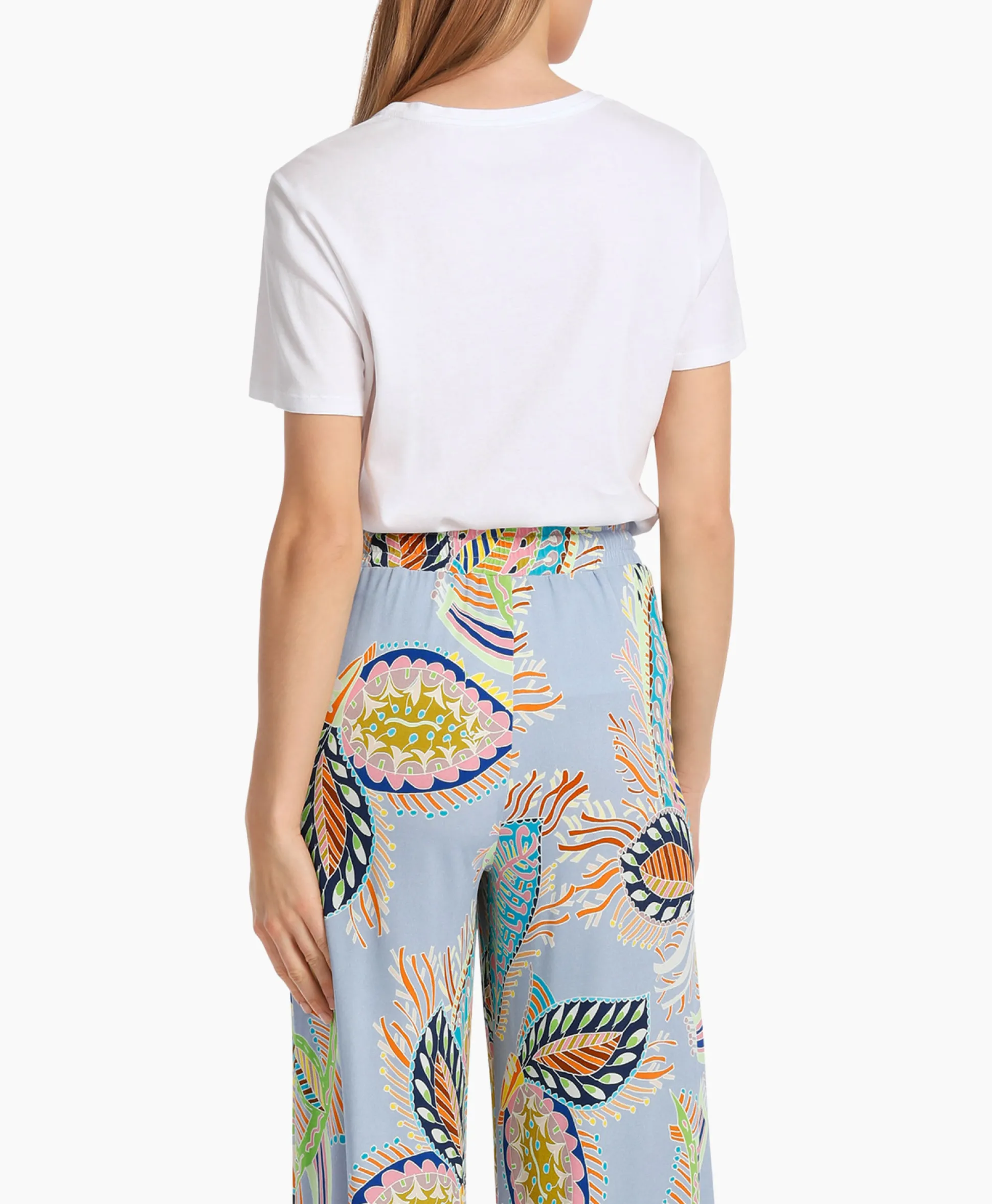 Marccain Collectie T-Shirt Wc 48.32 J73 Wit